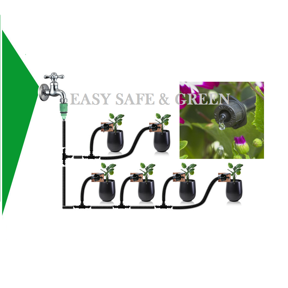 Bộ tưới 30 đầu nhỏ giọt có bù áp DXBA30